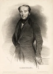 Portrait of the Opera Singer Antonio Tamburini