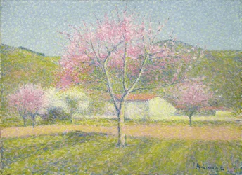An Orchard in Springtime, Apple Trees in Bloom
