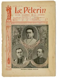 Illustration of Achille Lemot for the Cover of Le Pelerin, 26/08/06 - New English Eveques - Religion Faith, Catholic Catholicism - Eveques