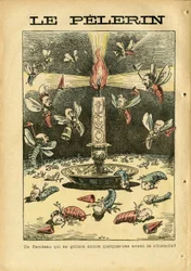 Illustration of Achille Lemot (1846-1909) in Le Pelerin