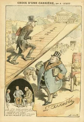 Illustration of Achille Lemot (1846-1909) in Le Pelerin