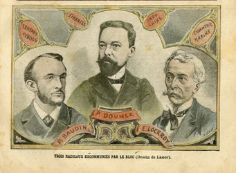 Three Radicals Excommunicated by the Bloc - Budget Finances, President of the Republic, Maritime Marine Nautique Balneaire, Bloc des Lefts, Indochina, Public Works - Doumer Paul