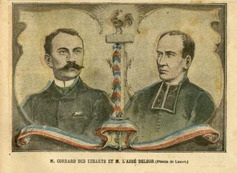 Illustration of Achille Lemot in Le Pelerin, 24/01/04 - M. Corrard des Essarts and M. L