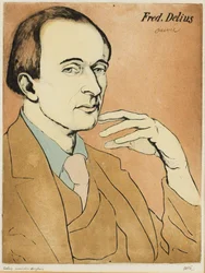 Portrait of the Composer Frederick Delius 1862-1934