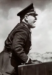 Mussolini Making a Speech