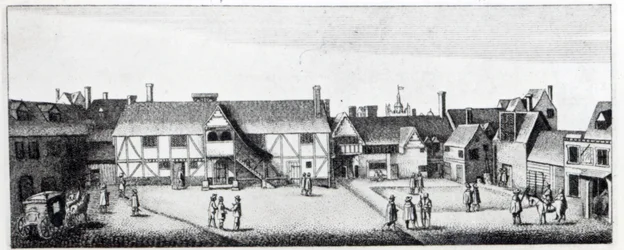 South View of Arundel House in London, etched by Wenceslaus Hollar and published in 1792