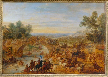 Cavalry Combat at the Crossing of a Bridge