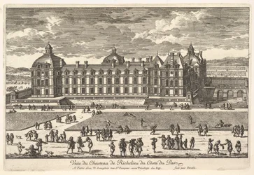 View of the Château de Richelieu from the Park Side