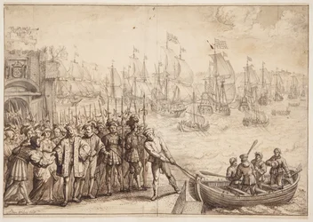 Christian II Leaves Copenhagen in 1523
