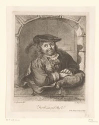 Portrait of Ferdinand Bol in a Window