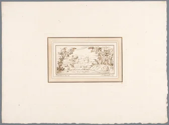 River Landscape with the Wall of a Fortress