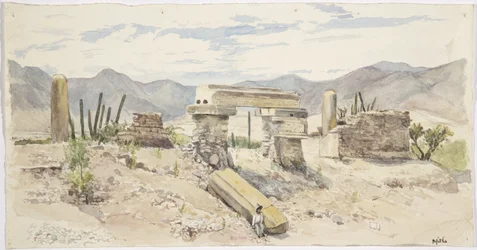 Ruins at Mitla, Oaxaca, Mexico