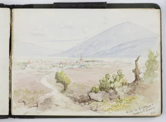 Sketchbook of watercolours, Drawings and Notes, Mexico, 1896-1898