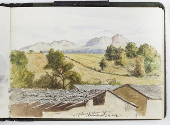 Sketchbook of watercolours, Drawings and Notes, Mexico, 1896-1898