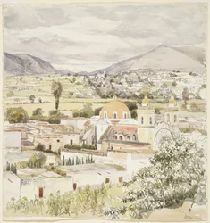 Town of Tlaxcala, Mexico 1894