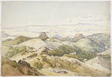 View from Cerro de Navajas, Hidalgo, Mexico