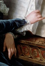 The Comtesse de Selve Making Music (detail)