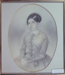 Posthumous Portrait of Leopoldine Hugo (1824-43)
