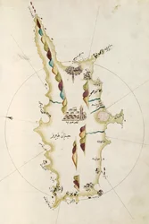 Map of Island of Cyprus