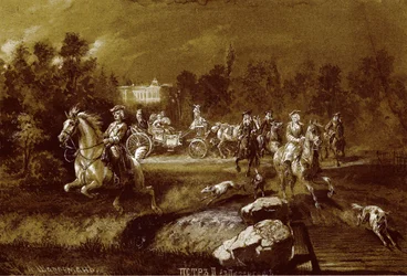 Peter II in Peterhof