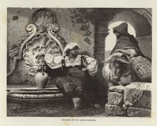 Fountain in a Roman Courtyard