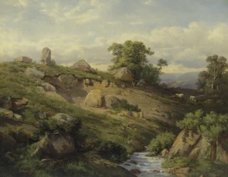 Valley Slope with Rock Fall, 1861