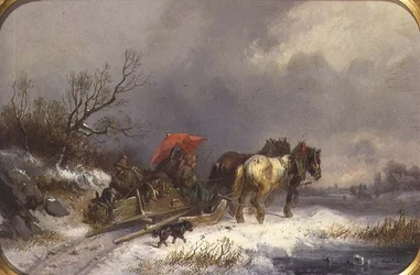 A Sledge in Winter