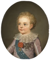 Louis Joseph Xavier François de Bourbon (1781-1789), Dauphin of France, by Adolf Ulrik Wertmüller (1751-1811)
