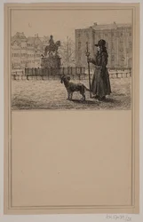 The Watchman. No. 24 in Chr. Winther and M. Rørbye, "25 Pictures for Small Children"