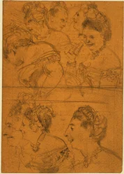 Eight Sketches of Theatergoers