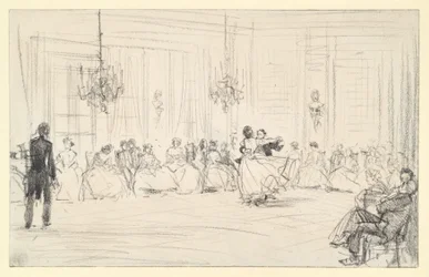 Ball Party and a Dancing Couple