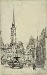 The Market Square in Nysa