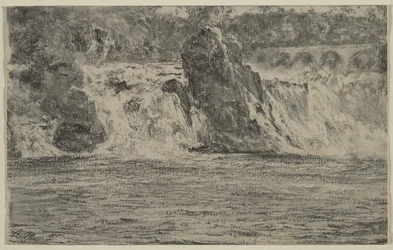 Falls of the Rhine at Schaffhausen, 1885