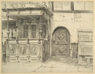 Seating and Door in the Peace Church in Jauer