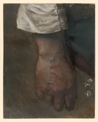 Hanging Right Hand with a Wide Sleeve Opening