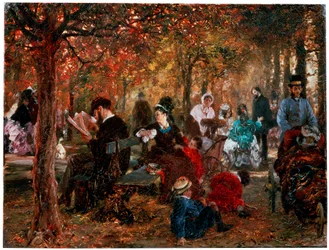 In the Jardin de Luxembourg A reminiscence of the Jardin de Luxembourg