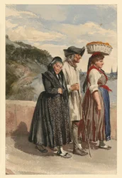 Marburg Peasants on the Lahn Bridge