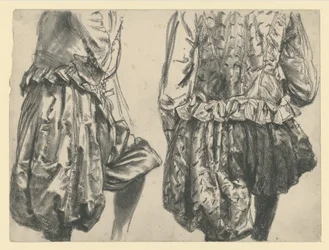 Model in the Splendid Dress of Elector Johann Georg I of Saxony in Two Views, Historical Museum, Dresden