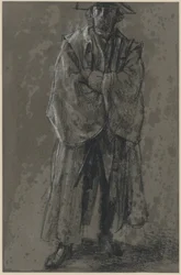 Officer with Coat and Hat (Pose Study Moritz von Anhalt-Dessau)