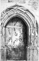 Portal in the Collegiate Church at Berchtesgaden