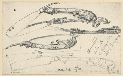 Razor, perhaps from the hunting and work table of Elector Johann Georg I of Saxony, Historical Museum, Dresden