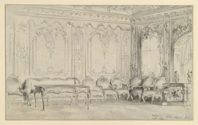 Sleeping and Working Room in the City Palace in Potsdam