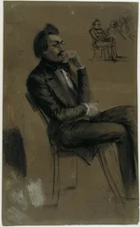 Seated Noble Young Gentleman, Attentively Listening