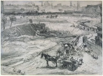 Open-pit Mining in Königshütte