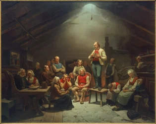 The Devotion of the Haugianers / Tidemand