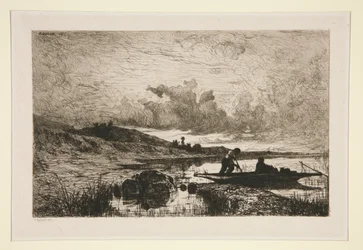 An Evening, Banks of the Rhone at Rix