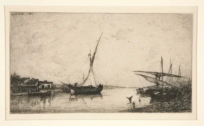 Two Bridges; Fishing Boat