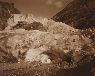 Switzerland. Grindelwald, Upper Glacier, Source of the Lutschine, 1875-1877