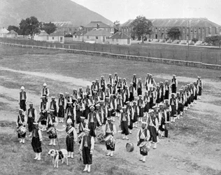West Indian Band, Up-Park-Camp, Jamaica (c. 1905)