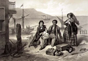 The Arrival in Canada, plate 12 from 